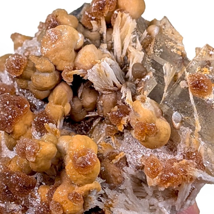 Smithsonite, fluorite, célestine, Hammam-Zriba, Tunisie, 71 grammes