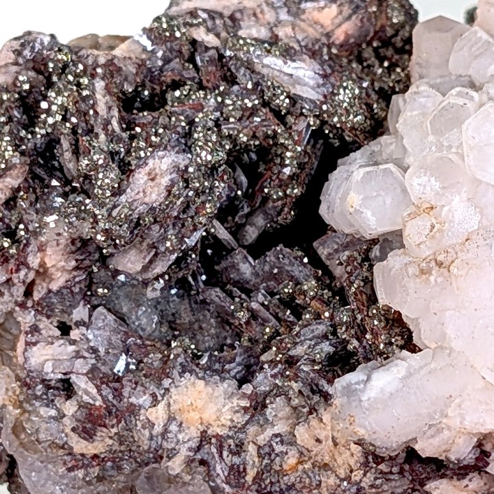 Calcite, barite, pyrite, Oumjrane, Morocco, 231 grams