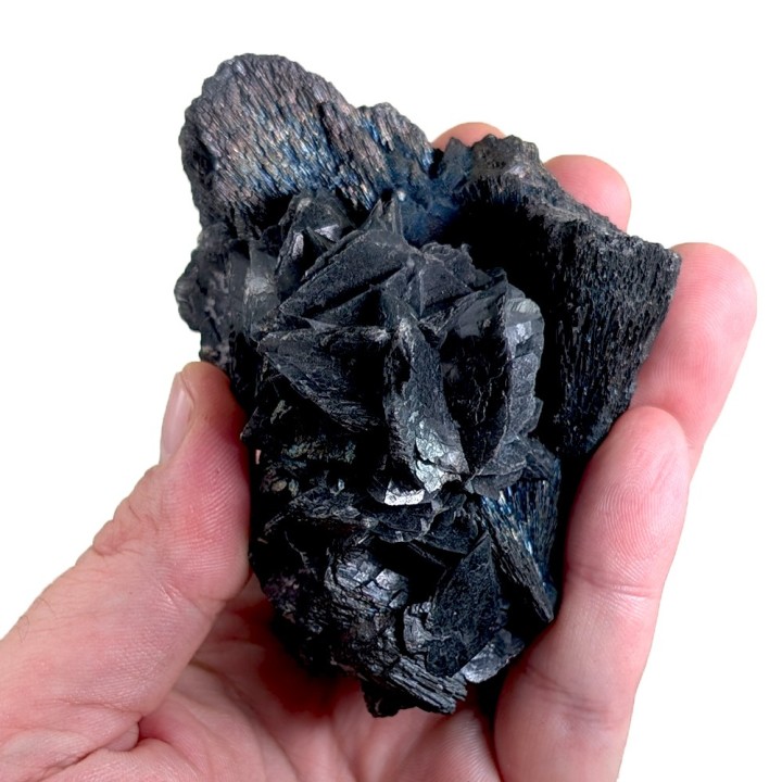 Berthiérite, calcite, Mine Herja, Roumanie, 305 grammes