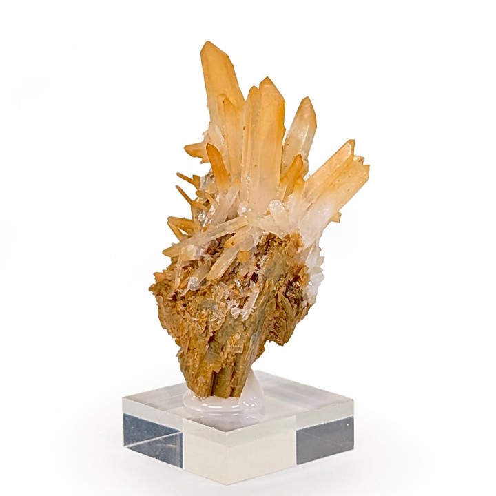 Quartz, siderite, Mésage Mine, France, 45 grams