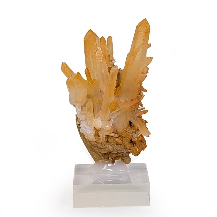 Quartz, siderite, Mésage Mine, France, 45 grams