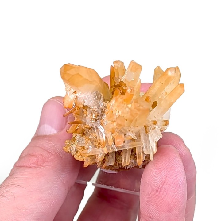 Quartz, siderite, Mésage Mine, France, 45 grams