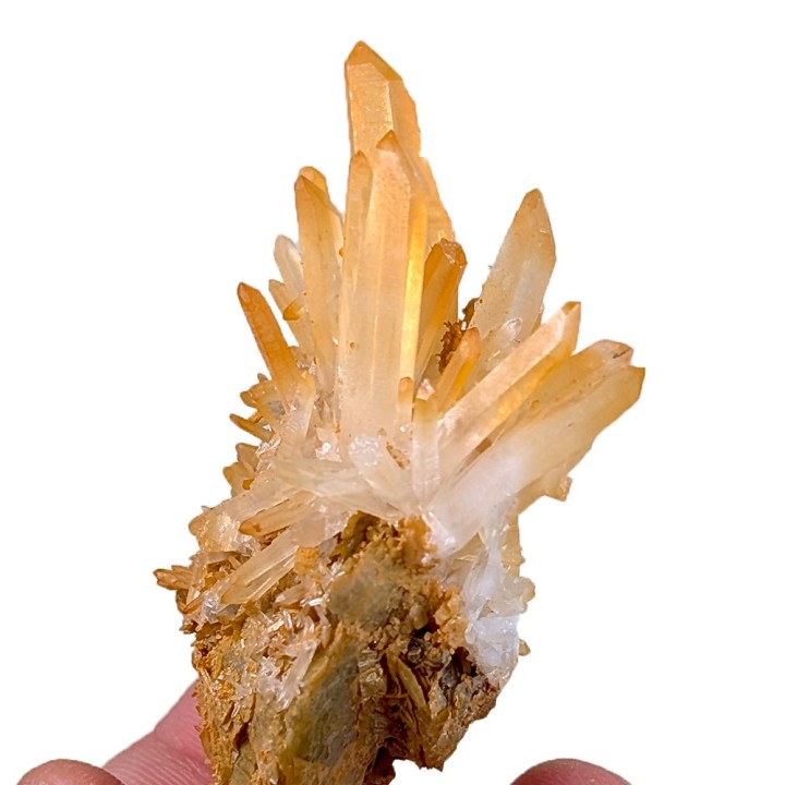 Quartz, siderite, Mésage Mine, France, 45 grams