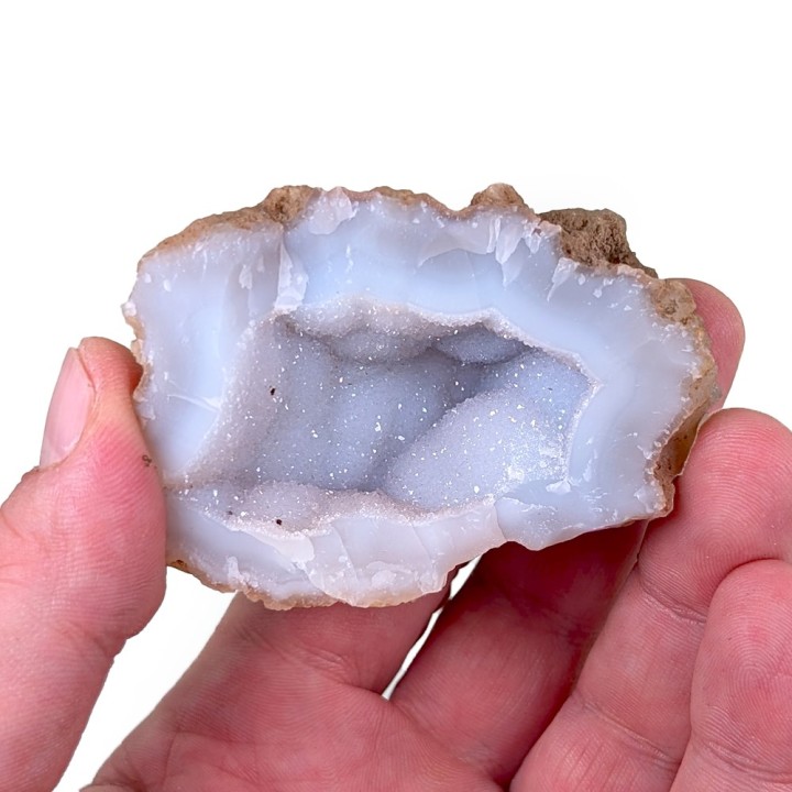 Calcédoine, quartz, Brésil, 102 grammes