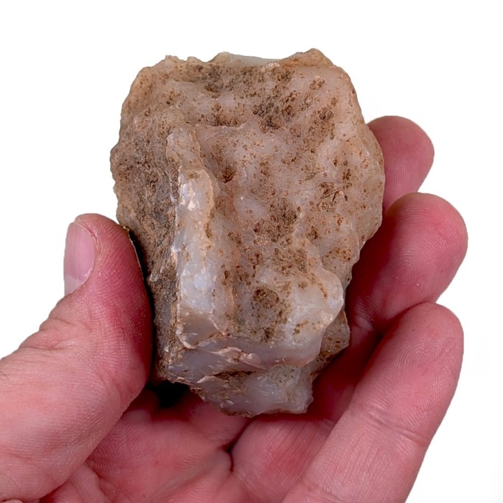 Calcédoine, quartz, Brésil, 102 grammes
