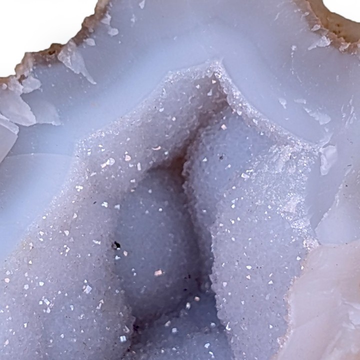 Calcédoine, quartz, Brésil, 102 grammes