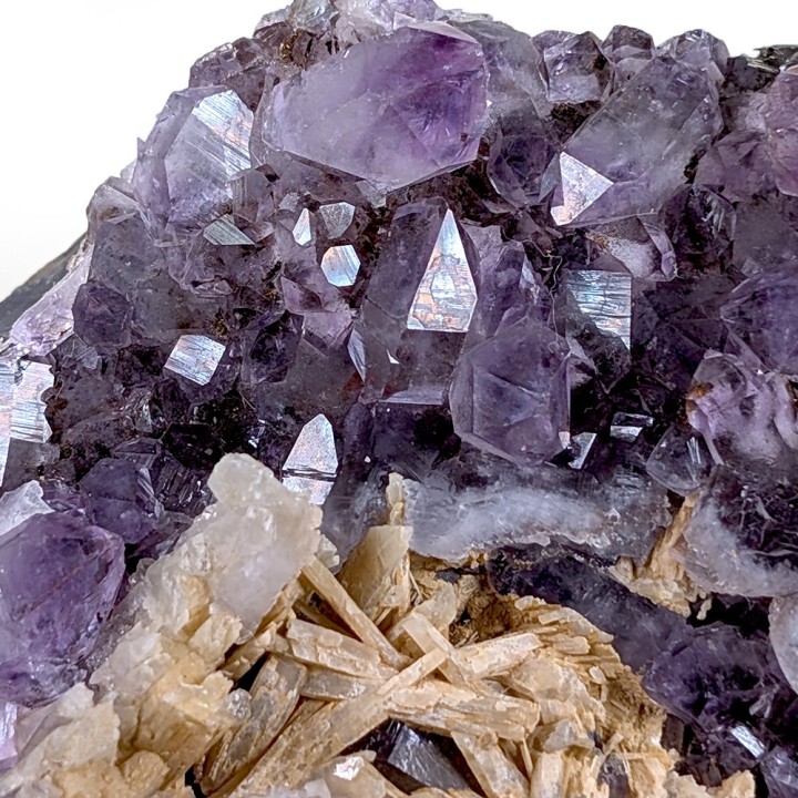 Amethyst, barite, Minas Gerais, Brazil, 210 grams