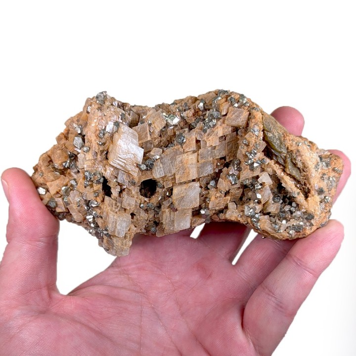 Dolomite, pyrite, Mésage Mine, France, 359 grams