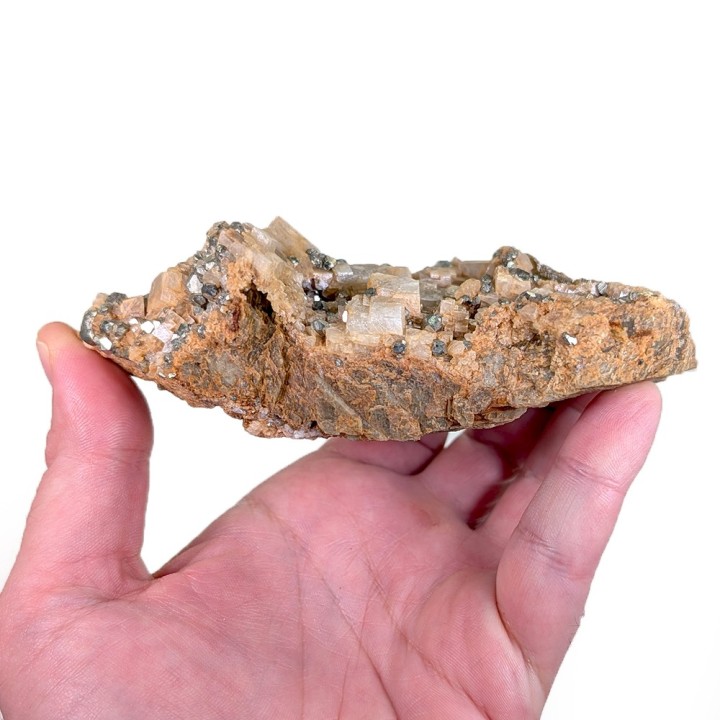 Dolomite, pyrite, Mésage Mine, France, 359 grams