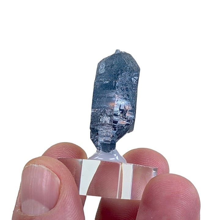 Quartz indigolite, Minas Gerais, Brésil, 3 cm