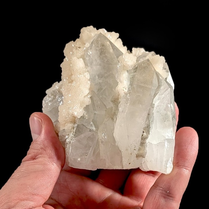 Quartz, calcite, Mine de Cavnic , Roumanie, 331 grammes