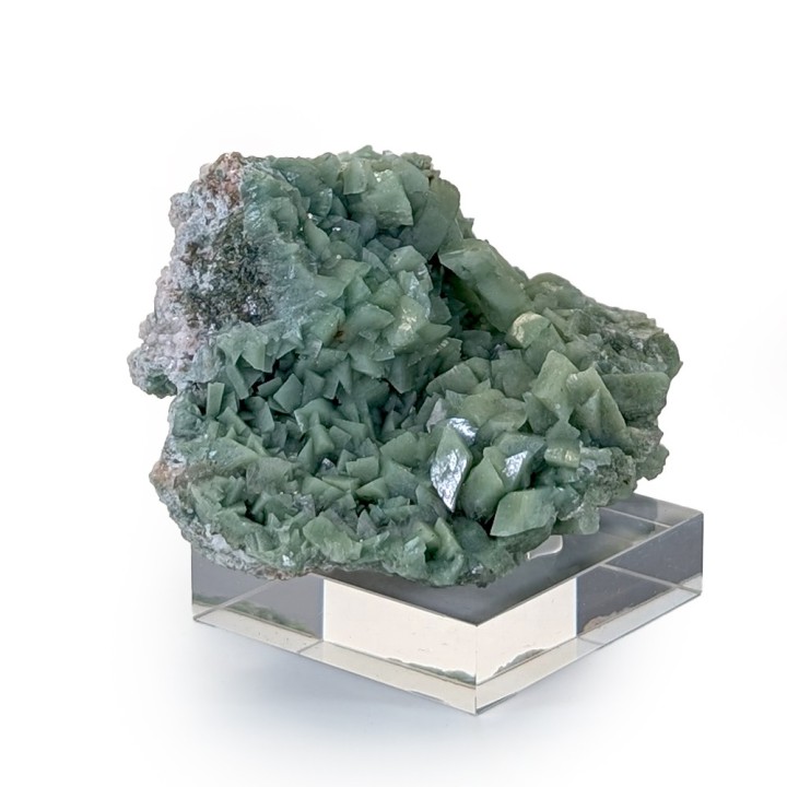 Heulandite verte, carrière de Sakur, Inde, 95 grammes