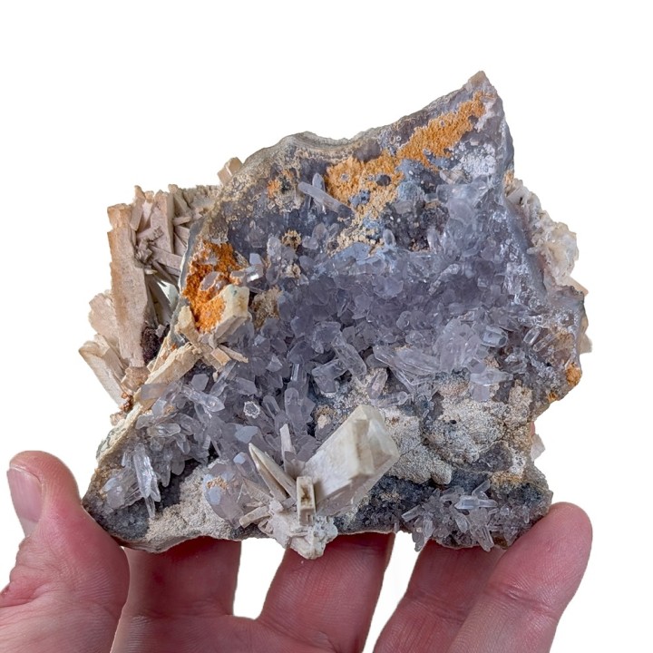 Anhydrite, améthyste, Ametista do Sul, Brésil, 184 grammes