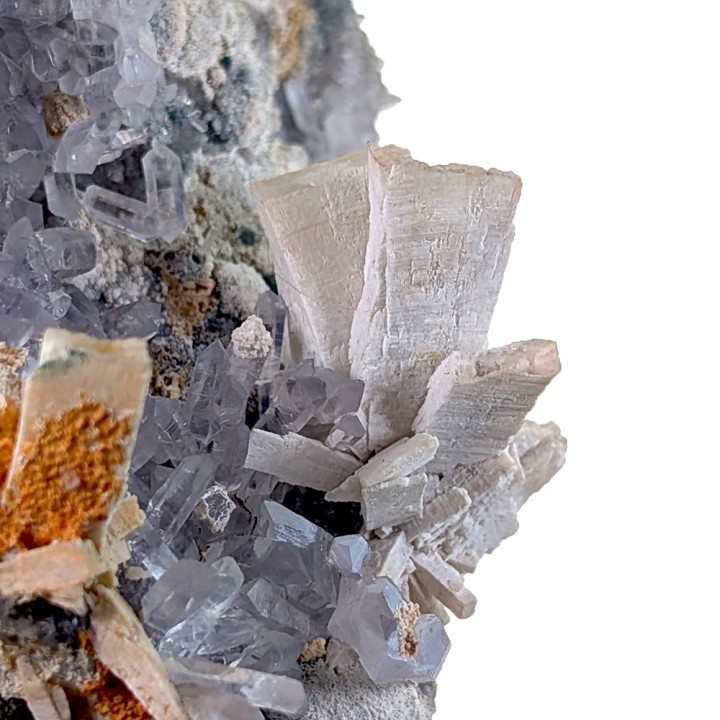 Anhydrite, amethyst, Ametista do Sul, Brazil, 184 grams