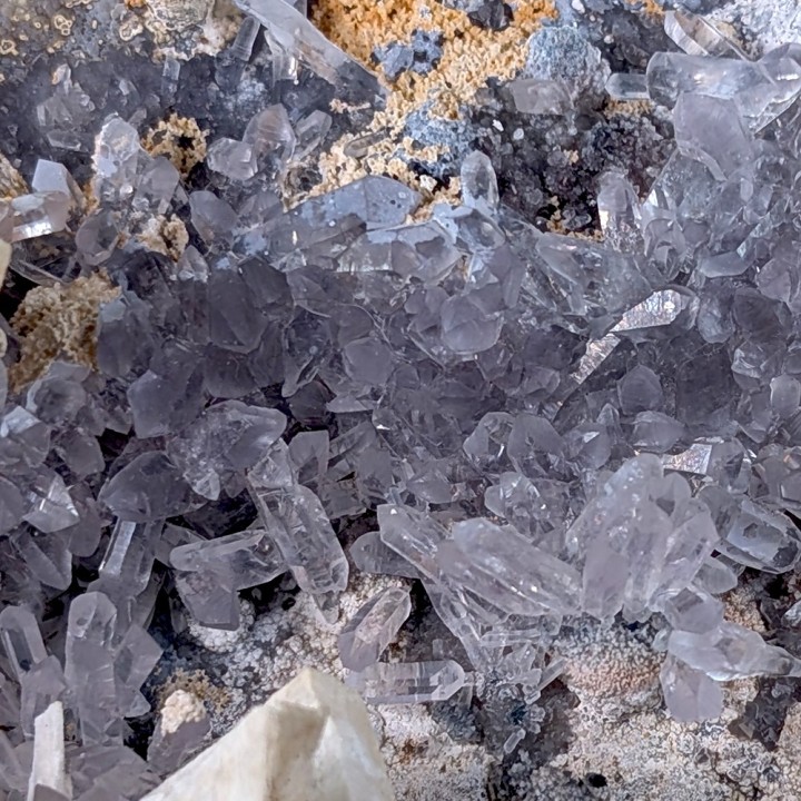 Anhydrite, amethyst, Ametista do Sul, Brazil, 184 grams