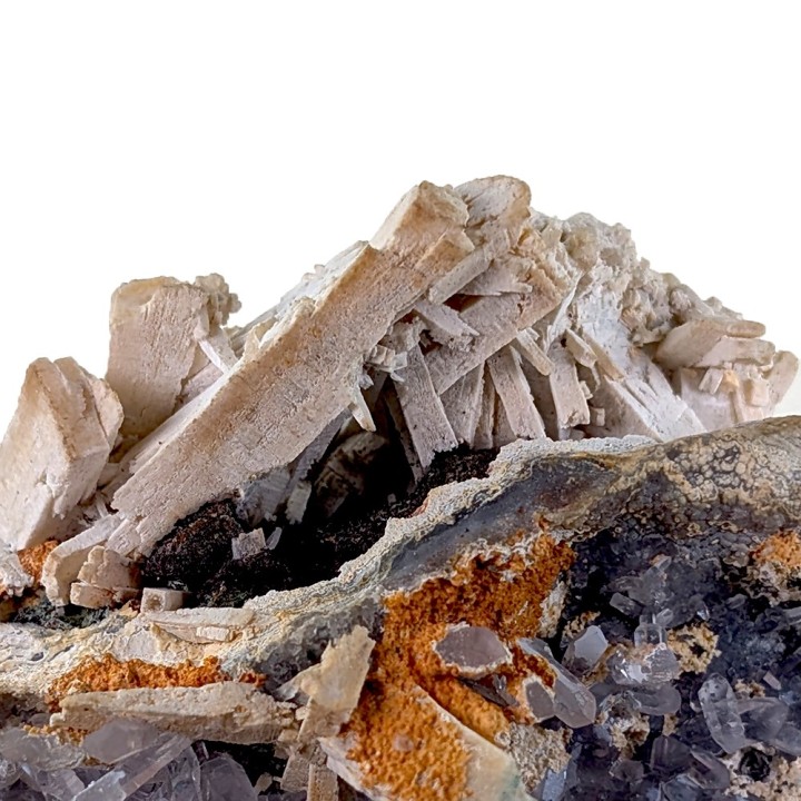 Anhydrite, amethyst, Ametista do Sul, Brazil, 184 grams
