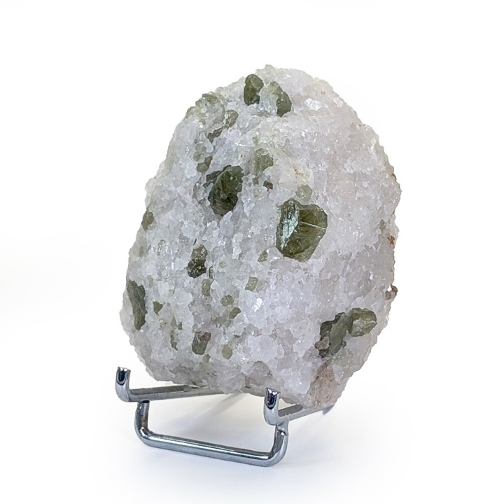 Diopside, quartz, Badakhshan, Afghanistan, 134 grams
