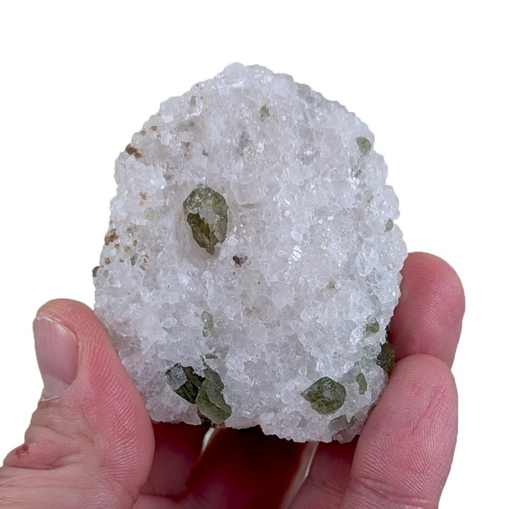Diopside, quartz, Badakhshan, Afghanistan, 134 grams