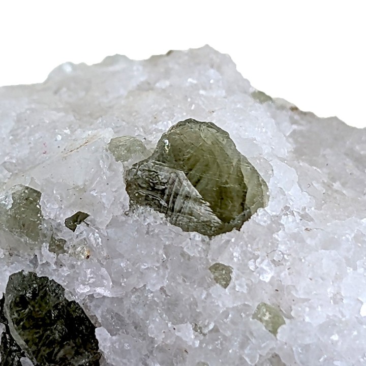 Diopside, quartz, Badakhshan, Afghanistan, 134 grams