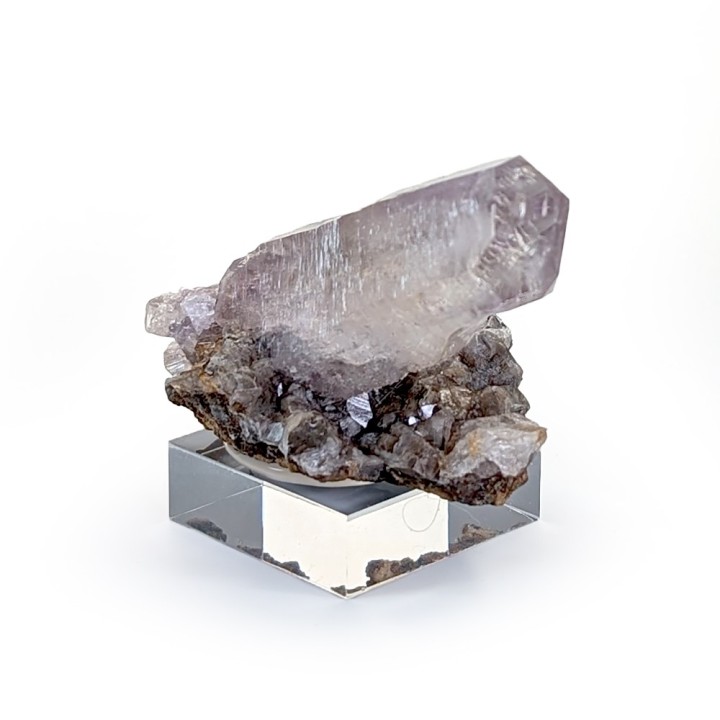 Améthyste, gypse, Cerro de la Concordia, Mexique, 46 grammes