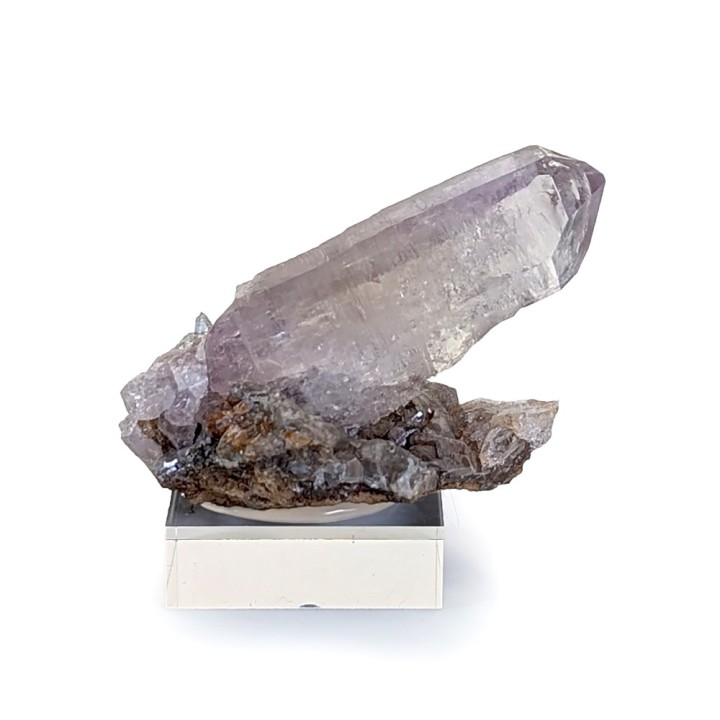 Améthyste, gypse, Cerro de la Concordia, Mexique, 46 grammes