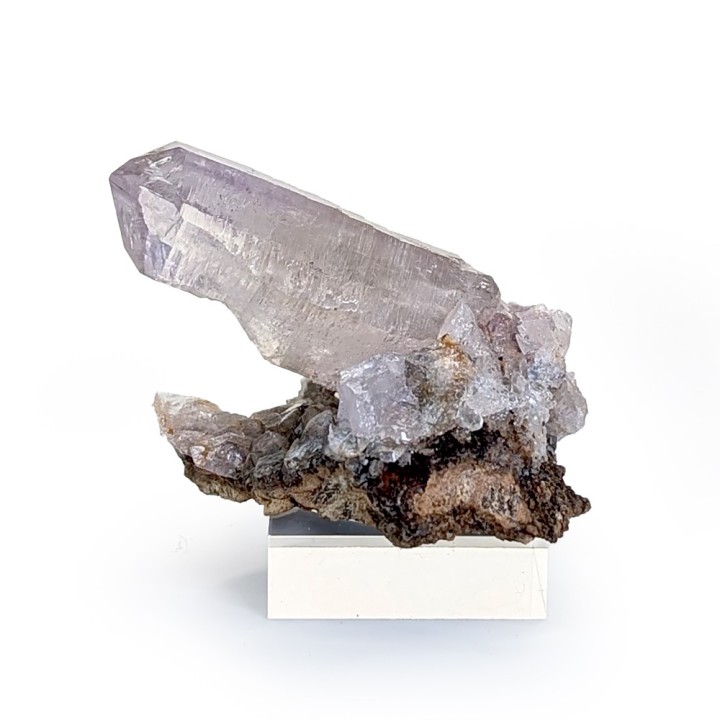 Améthyste, gypse, Cerro de la Concordia, Mexique, 46 grammes