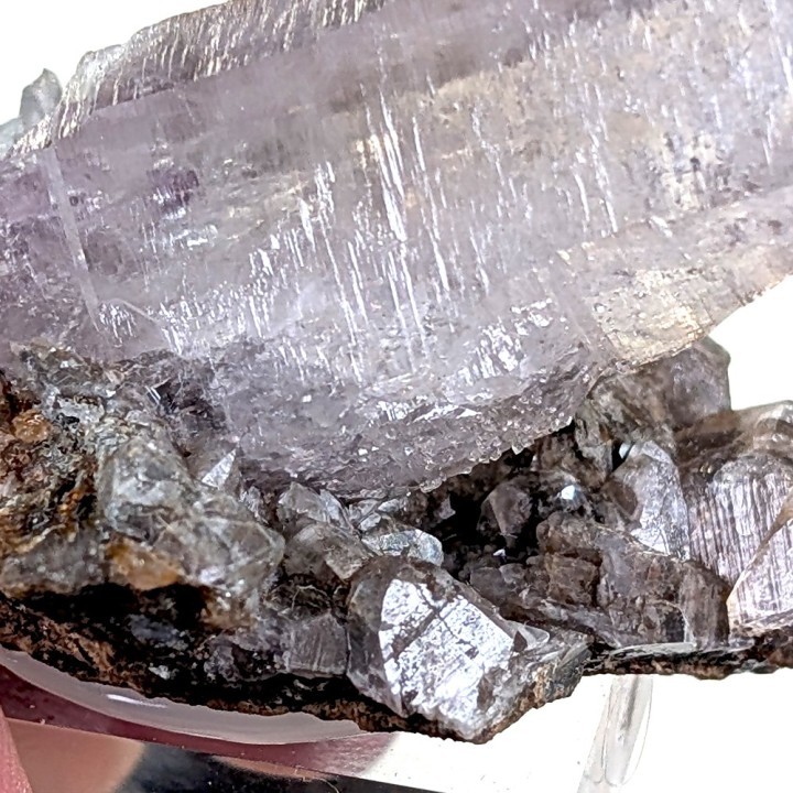 Améthyste, gypse, Cerro de la Concordia, Mexique, 46 grammes