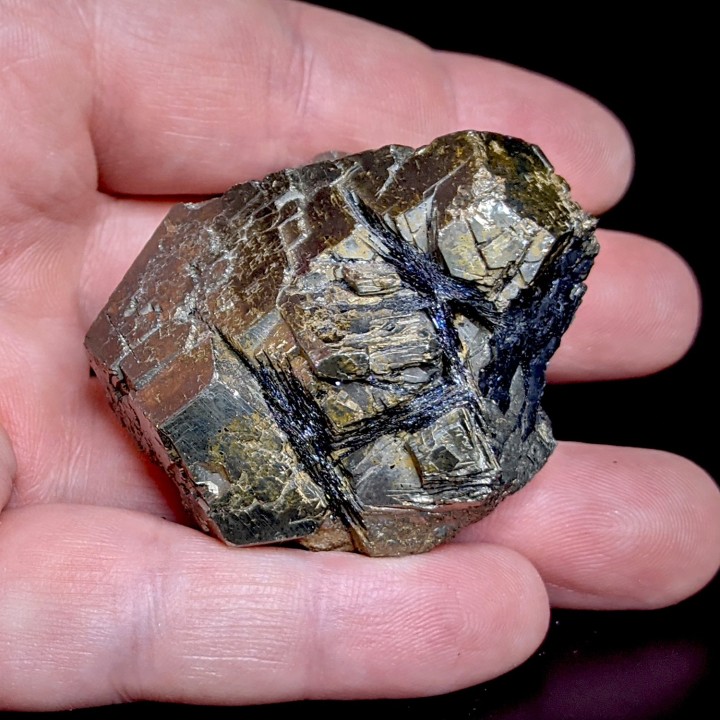 Pyrite, Hématite, Ile d'Elbe, 142 g