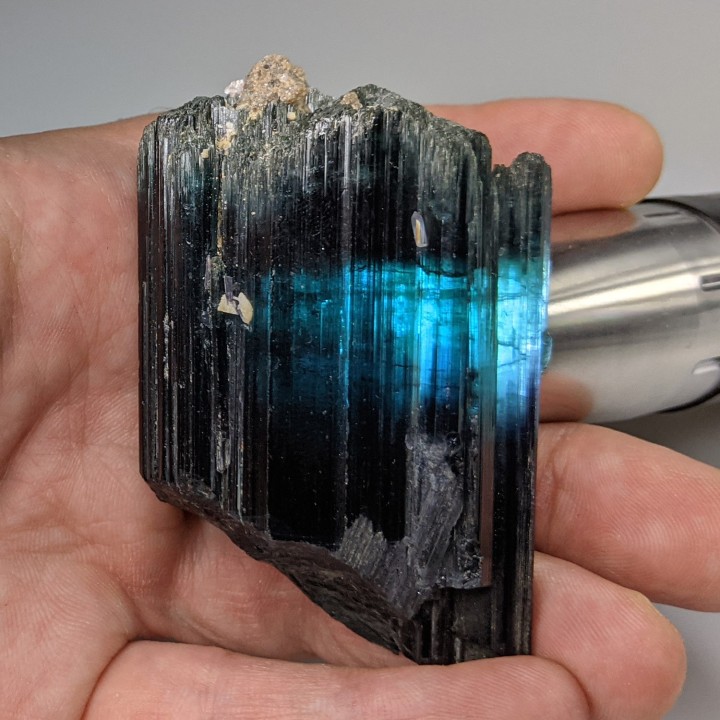 Indicolite tourmaline, Madagascar, 134 g