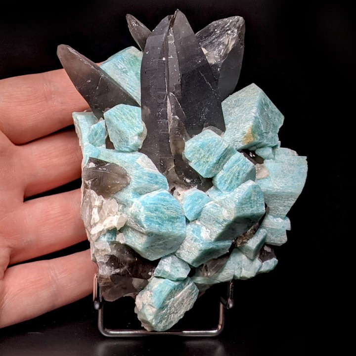 Amazonite, quartz, Colorado, Etats-Unis, 403 g