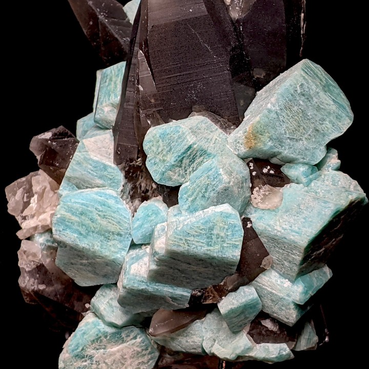 Amazonite, quartz, Colorado, United States, 403 g