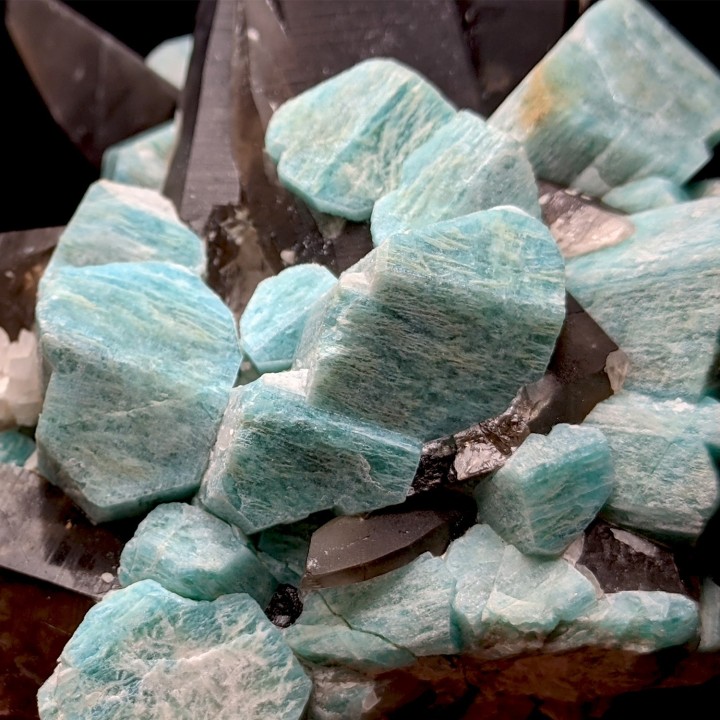 Amazonite, quartz, Colorado, Etats-Unis, 403 g