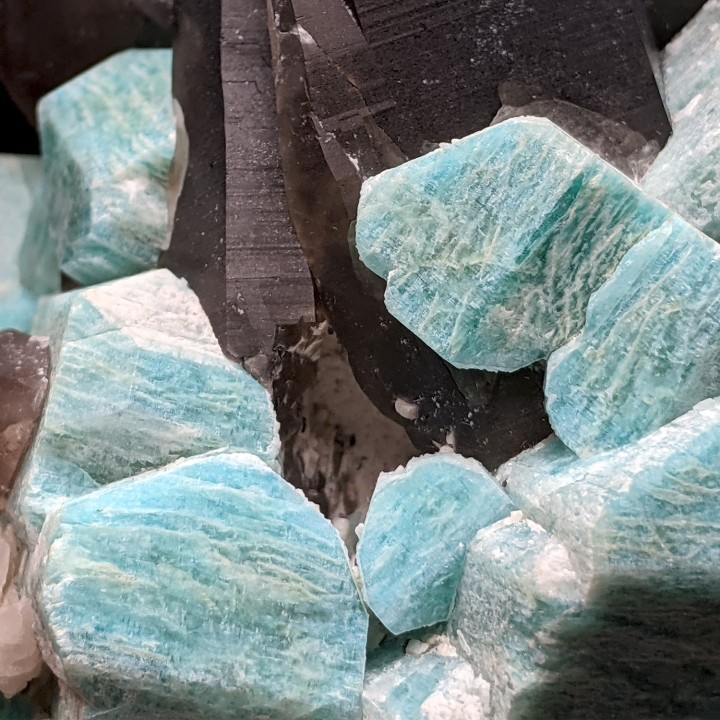 Amazonite, quartz, Colorado, Etats-Unis, 403 g