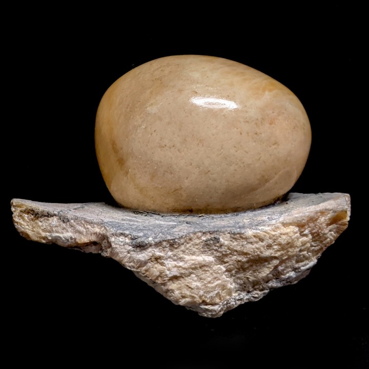 Gypse poli, Mâlain, France, 370 g