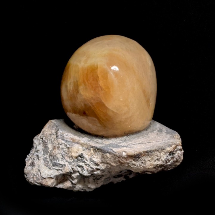 Gypse poli, Mâlain, France, 370 g