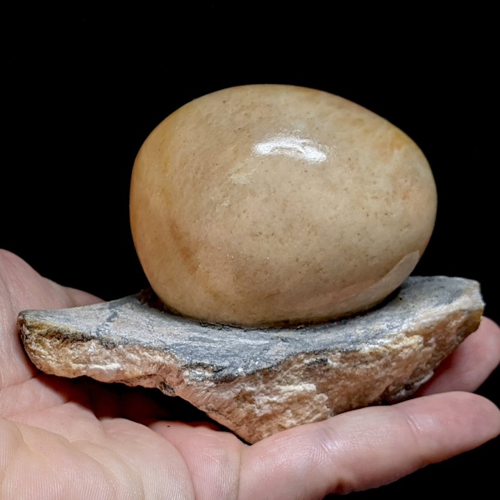 Gypse poli, Mâlain, France, 370 g