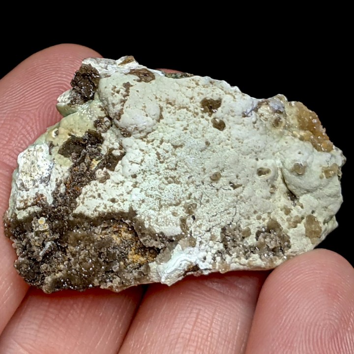 Aurichalcite, Malines Mine, France, 4.2 cm