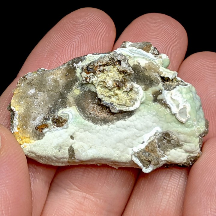 Aurichalcite, Mine des Malines, France, 4,2 cm
