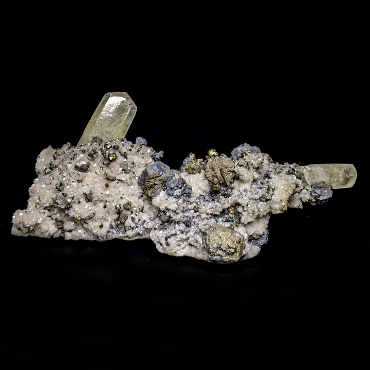 Calcite, galène, Mine Sweetwater, Etats-Unis, 450 g
